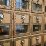 Concept picture of old post boxes